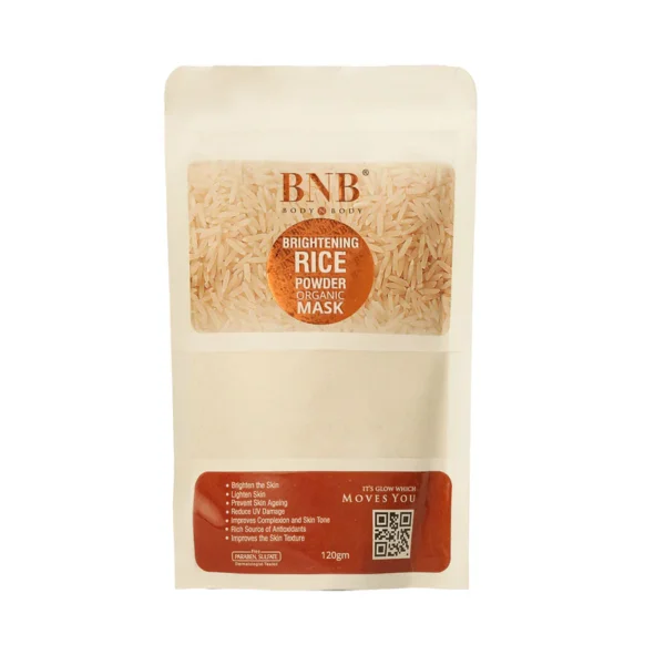 Exfoliate & Glow with BNB Brightening Rice Powder Organic Mask 120g