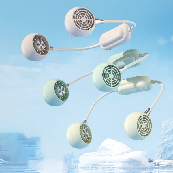CD Turbo Wind Neck Fan (DM-68A) – Portable, Powerful & Stylish