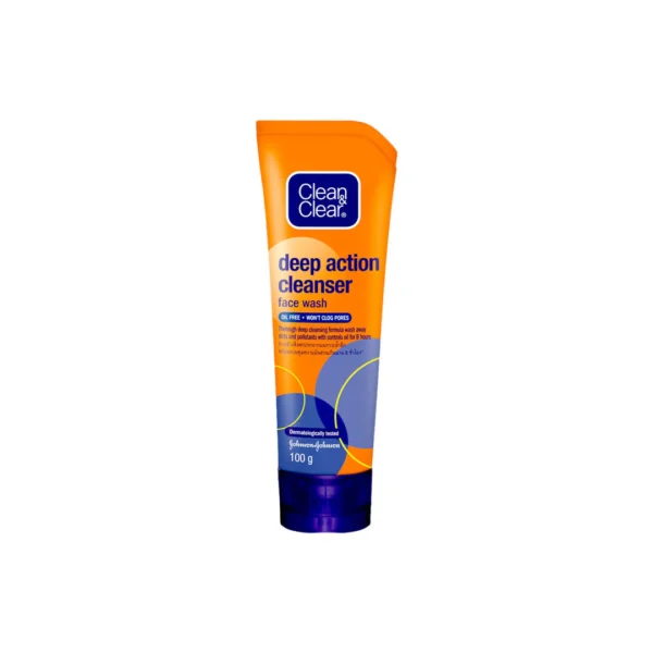 Oil-Free Freshness: Clean & Clear Deep Action Cleanser Face Wash 100g