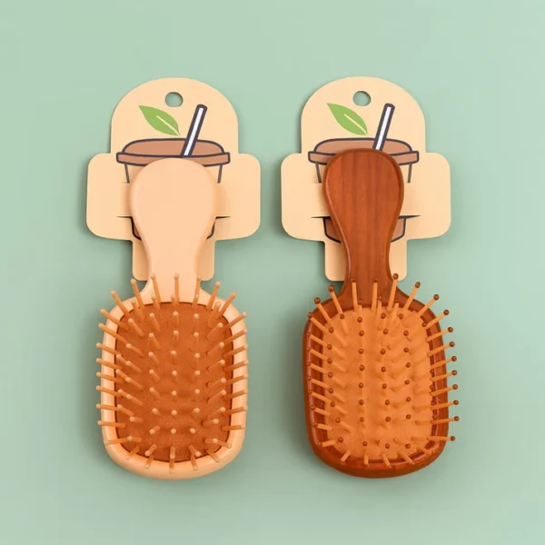 Milk Tea Shade Airbag Hair Comb