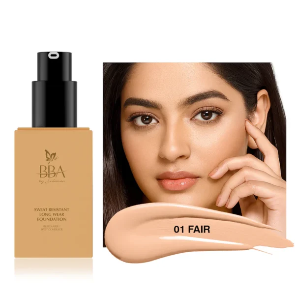 BBA Sweat Resistant Foundation | Stay Fresh, All-Day Wear