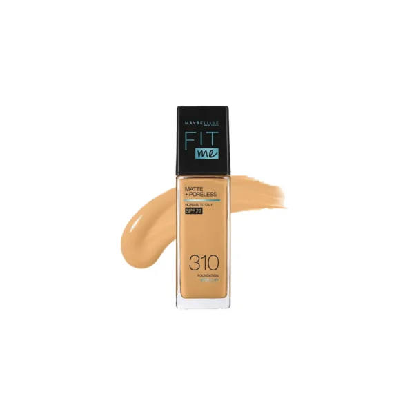 Maybelline 30ml Fit Me Matte Pore Foundation – SPF22, 310 Sun Beige