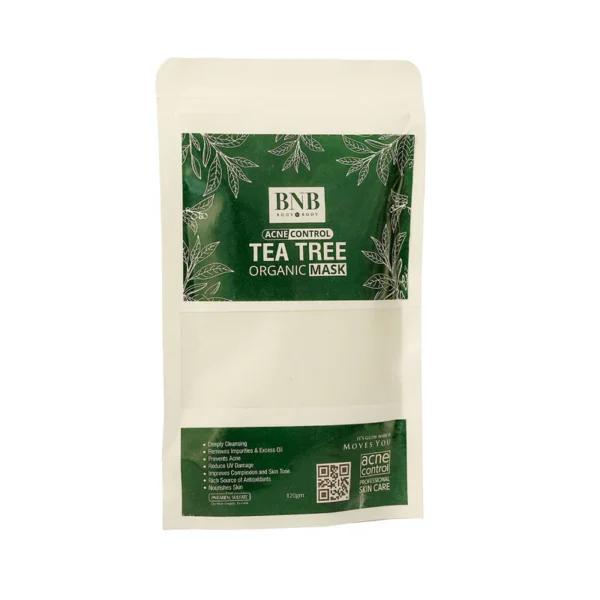 BNB Acne Control Tea Tree Organic Mask 120g – Clear & Calm Skin