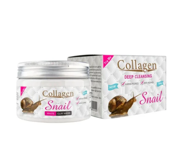 Pei Mei Snail & Collagen Clay Mask 150g – Brightening & Anti-Aging Care