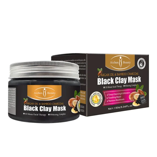 Aichun Beauty Charcoal & Argan Oil Clay Mask – 150ml