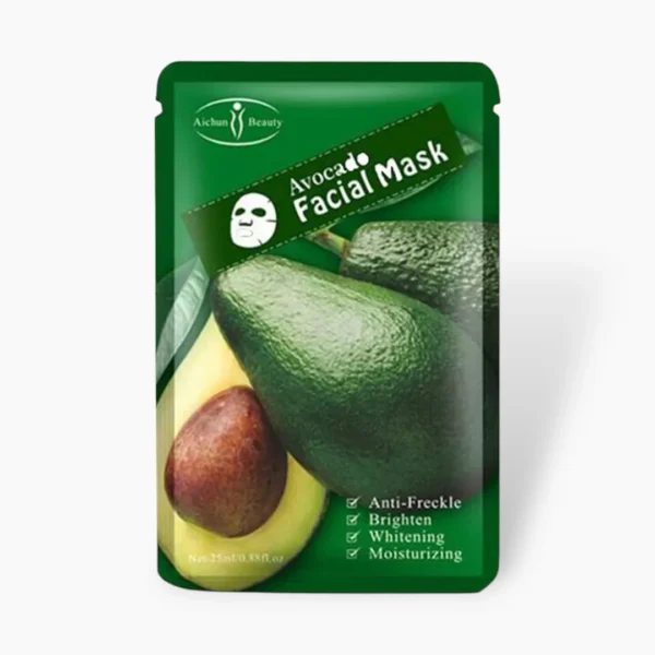 Aichun Beauty Avocado Sheet Mask (10 Pieces) – Smooth & Radiant Complexion
