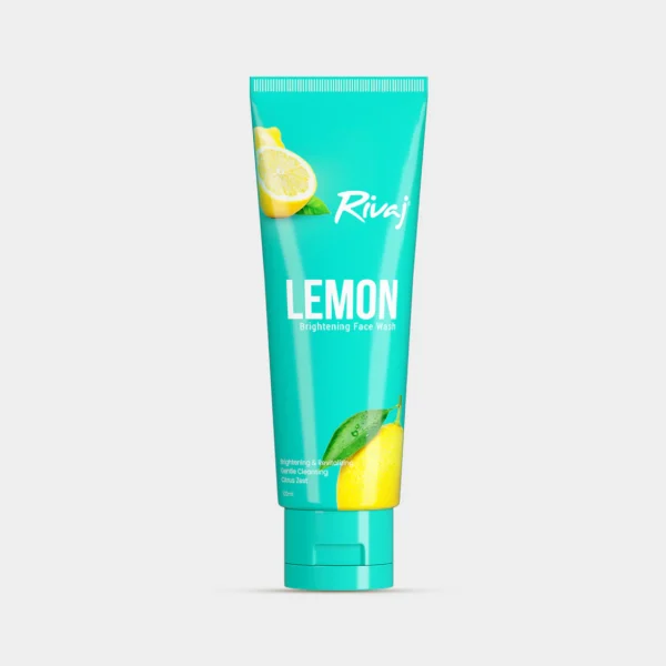 Rivaj Whitening Face Wash with Lemon Extract – Fresh & Bright Skin
