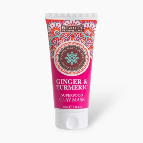 Beauty Formula Ginger & Turmeric Clay Mask 100ml | Purify & Revitalize Skin