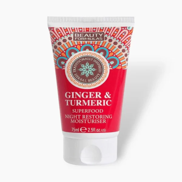 Beauty Formula Ginger & Turmeric Night Moisturiser 75ml – Revitalizing Formula