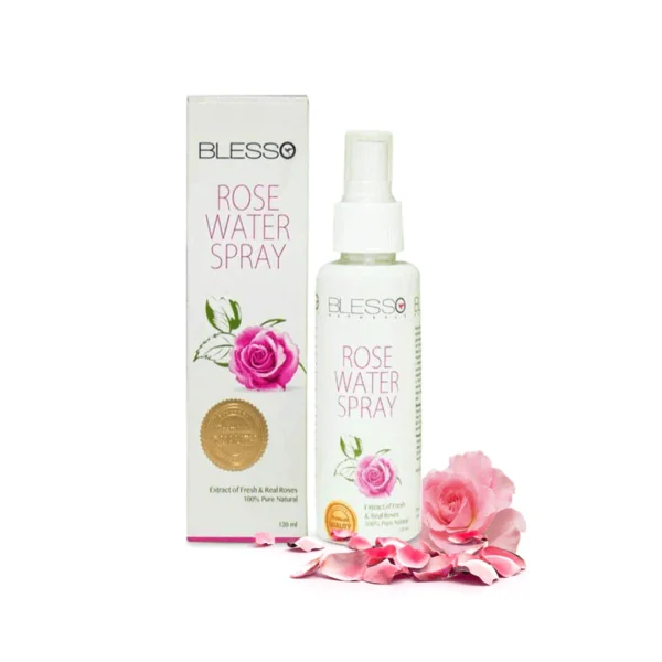 Blesso Rose Water Spray 50ml – Soothes, Hydrates & Revives Skin