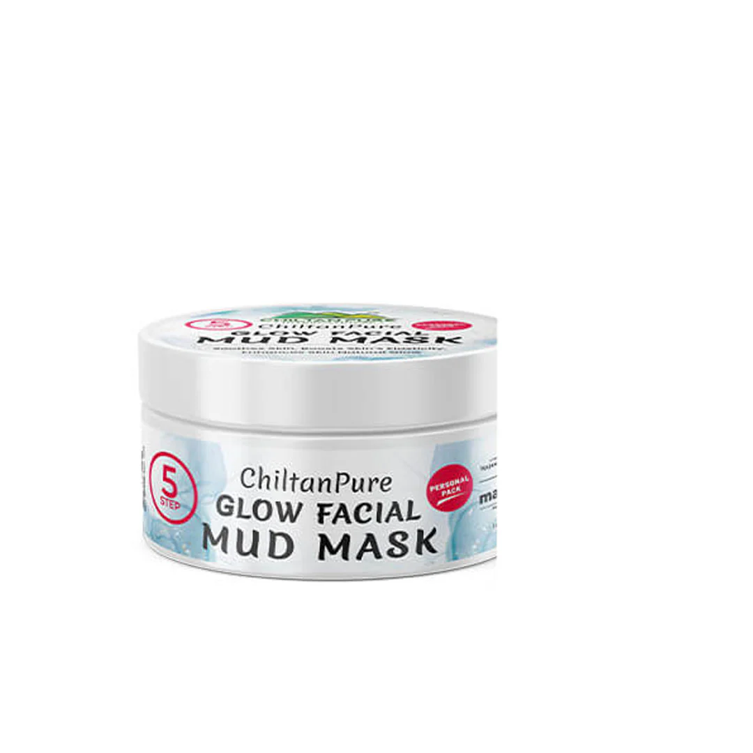 Chiltan Pure Glow Facial Mud Mask 100ml – Deep Cleansing & Radiance
