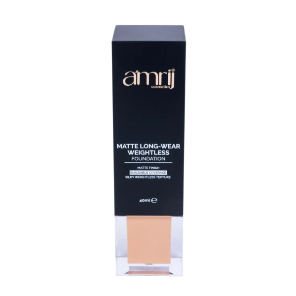 Amrij Long Wear Matte Foundation – Smooth, Natural Finish