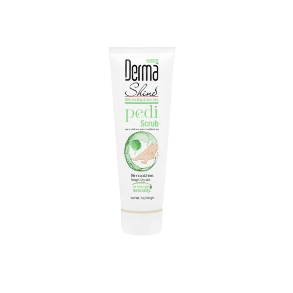 Derma Shine Aloe Vera Pedi Scrub 200g – Exfoliating & Moisturizing Foot Care