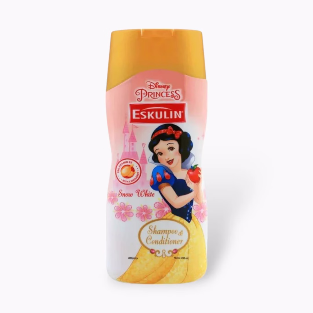 Eskulin Kids Shampoo & Conditioner 200ml – Snow White Edition for Soft & Shiny Hair
