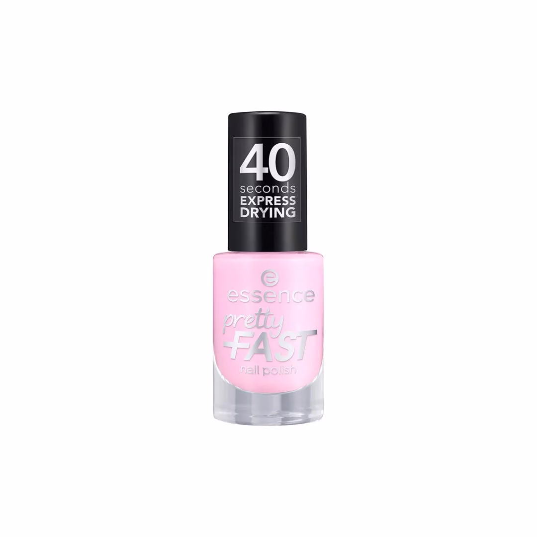 Essence Pretty Fast Nail Polish – 01 Quick N Pink | Smooth, High-Shine Finish