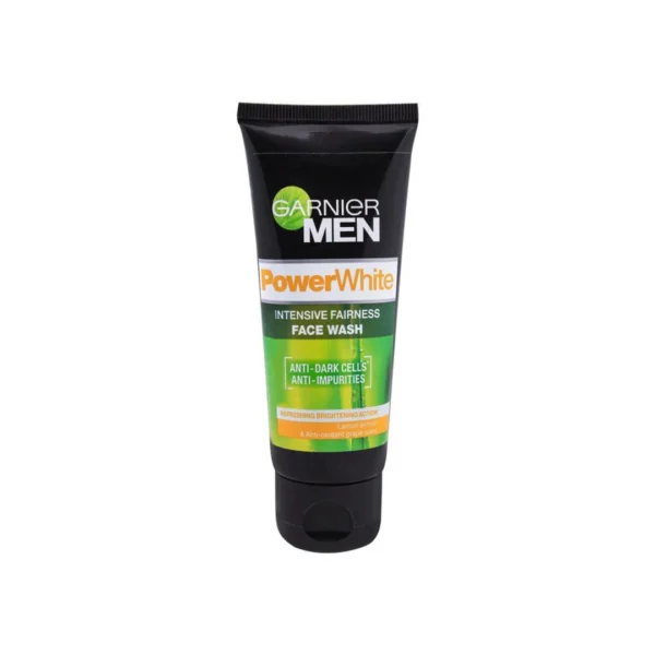 Garnier Men Power White Fairness Face Wash 100ml – Bright Skin