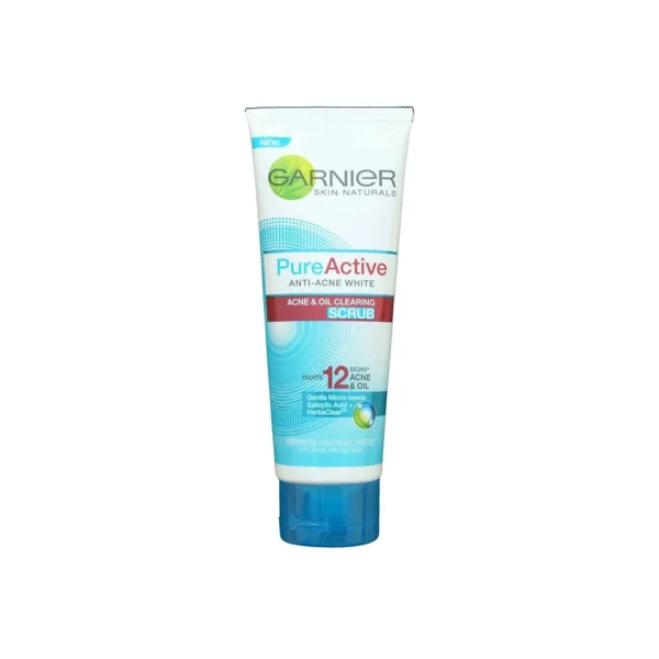 Garnier Active Anti-Acne White Face Scrub – 100ml