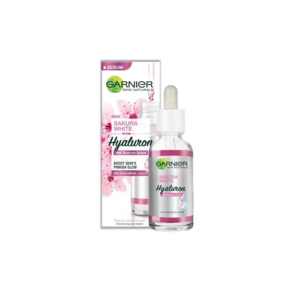 Garnier Sakura White Hyaluron Serum 30ml – Brightening & Hydrating Face Serum