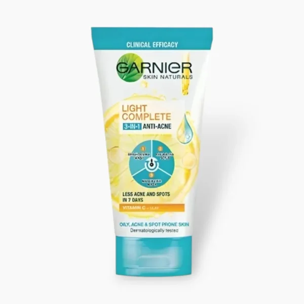 Garnier Bright Complete 3 in 1 Anti-Acne Face Foam 100ml | Clear & Radiant Skin