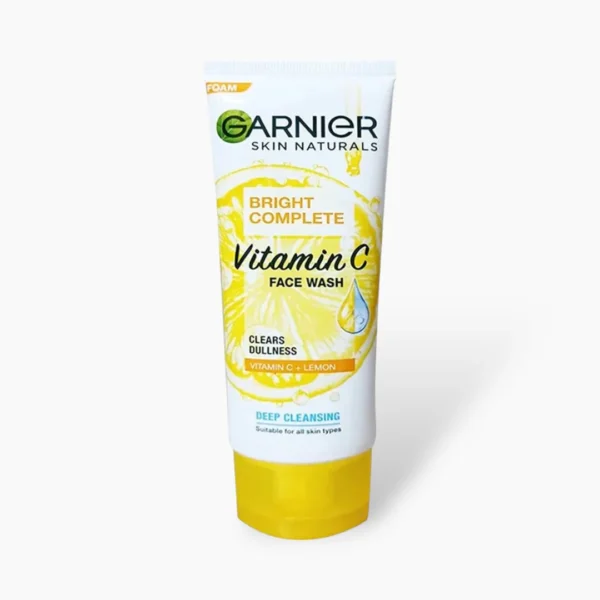 Garnier Bright Complete Brightening Face Wash 100ml – Clear & Even Skin Tone