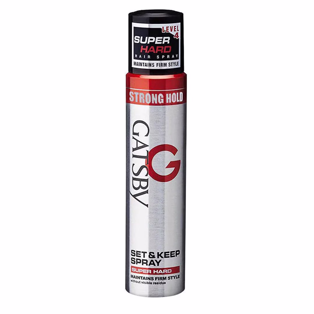 Gatsby Super Hard Hair Spray 250ml | Style & Lock Hair in Place