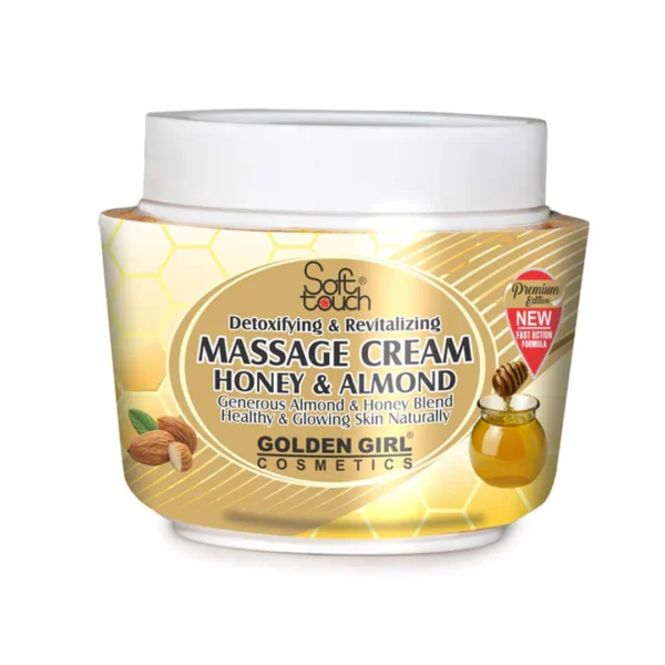 Golden Girl Almond & Honey Massage Cream 500g – Nourishing Body Care