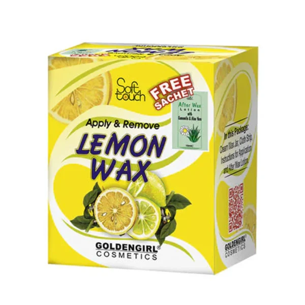 Golden Girl Lemon Wax 125g – Smooth Hair Removal & Skin Brightening