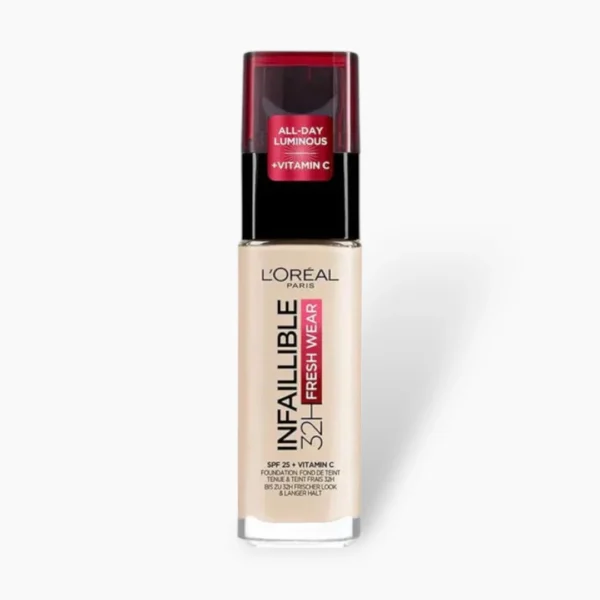 L'Oréal 24H Infaillible Foundation – Long-Lasting Neutral 015
