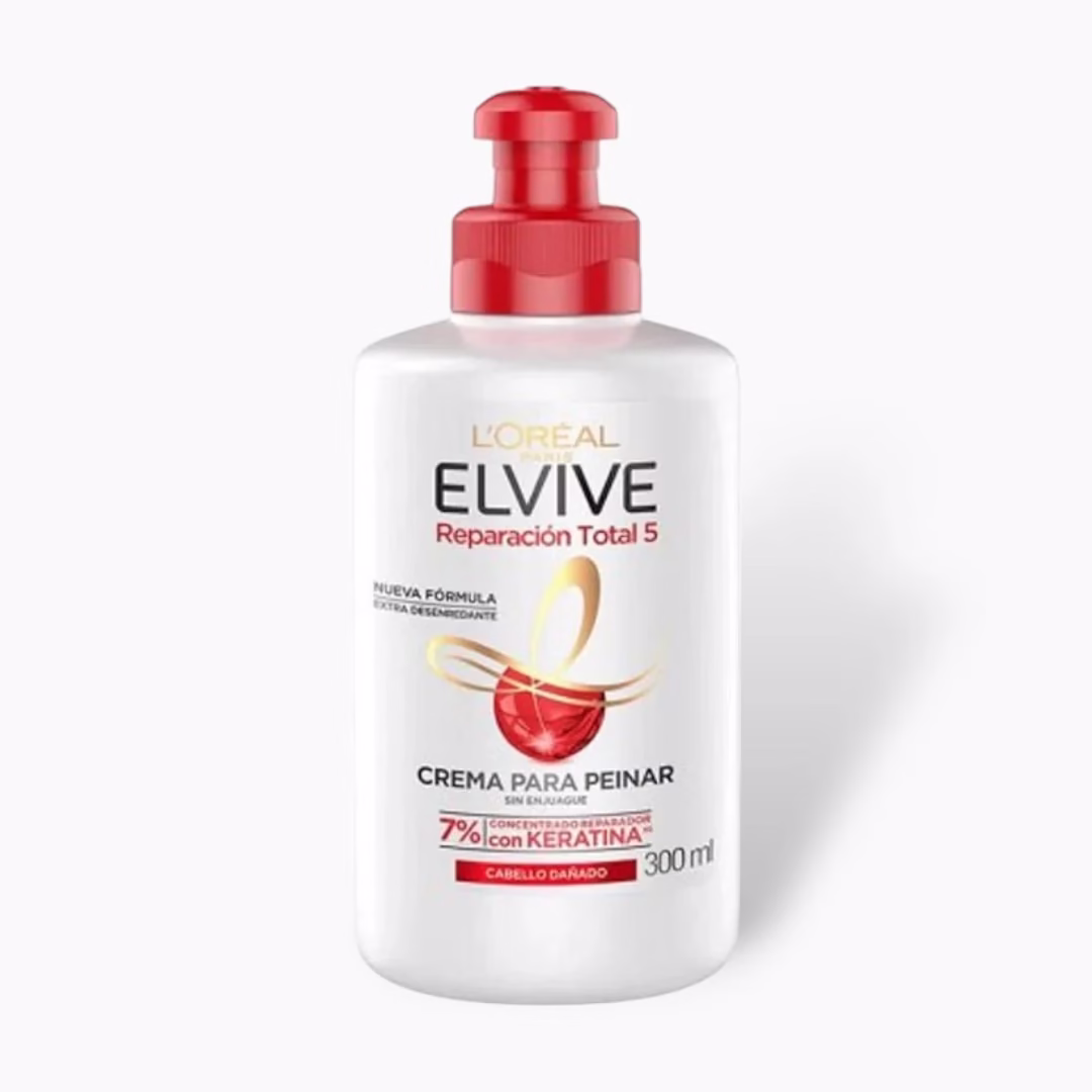 L’Oréal Elvive Total Repair 5 Cream 300ml | Frizz Control & Nourishment
