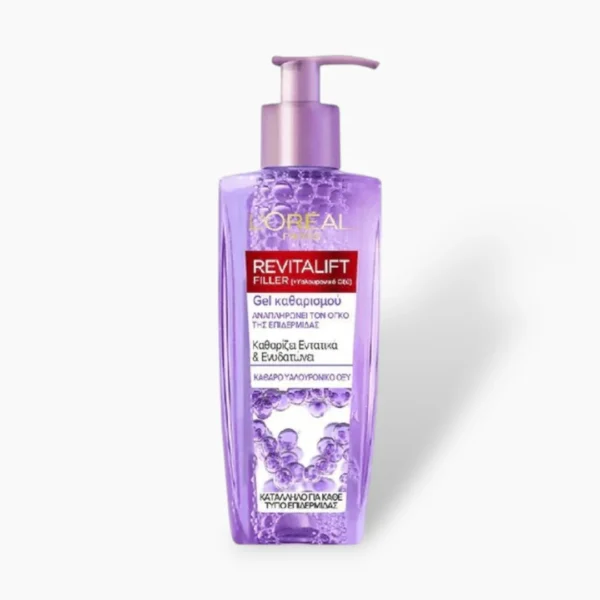 L’Oréal Revitalift Filler Gel Face Wash 200ml – Anti-Aging Cleanser