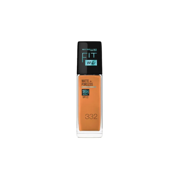 Maybelline Fit Me Matte + Pore SPF22 Liquid Foundation – 332 Golden Caramel