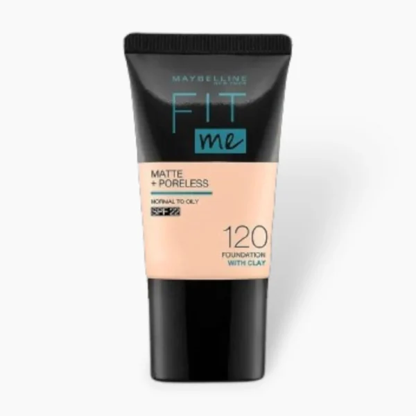 Maybelline Fit Me Foundation 120 Classic Ivory | Matte + Poreless 18ml