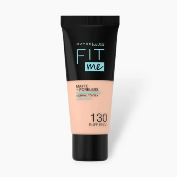 Maybelline Fit Me Matte & Poreless Tube Foundation 18ml – 130 Buff Beige