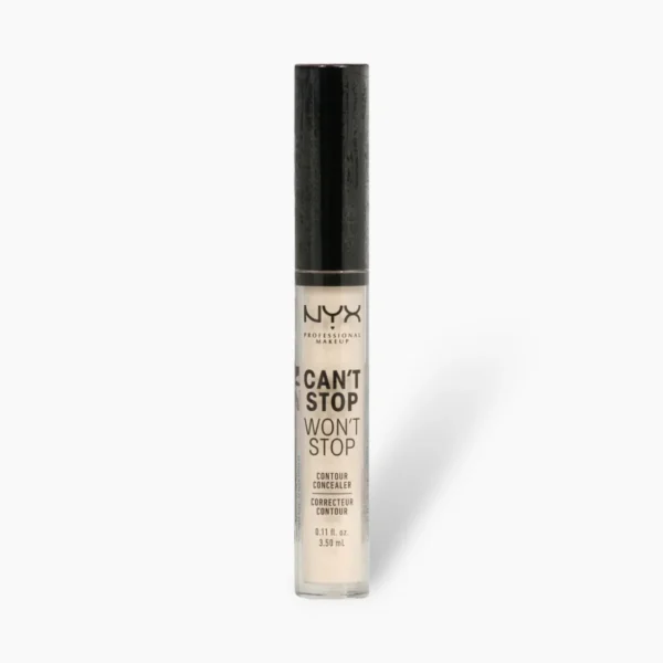 NYX Can’t Stop Won’t Stop Concealer Pale | Lightweight, Matte Finish