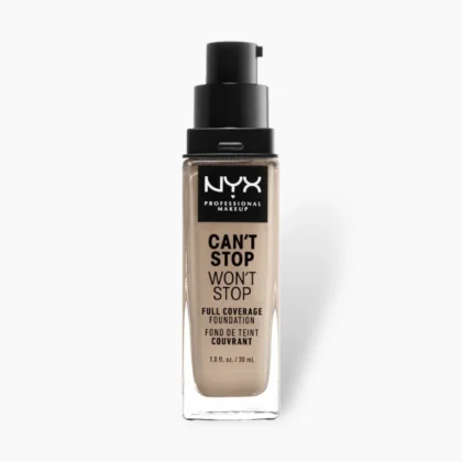 NYX Can't Stop Won't Stop Foundation – Longwear, Full Coverage, Vanilla