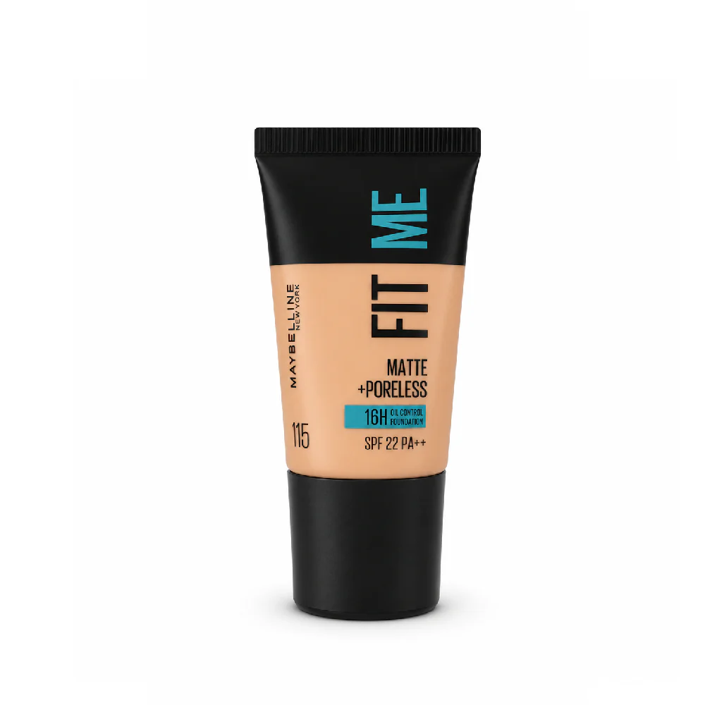 Maybelline Fit Me Matte + Poreless Foundation 18ml – 115 Ivory