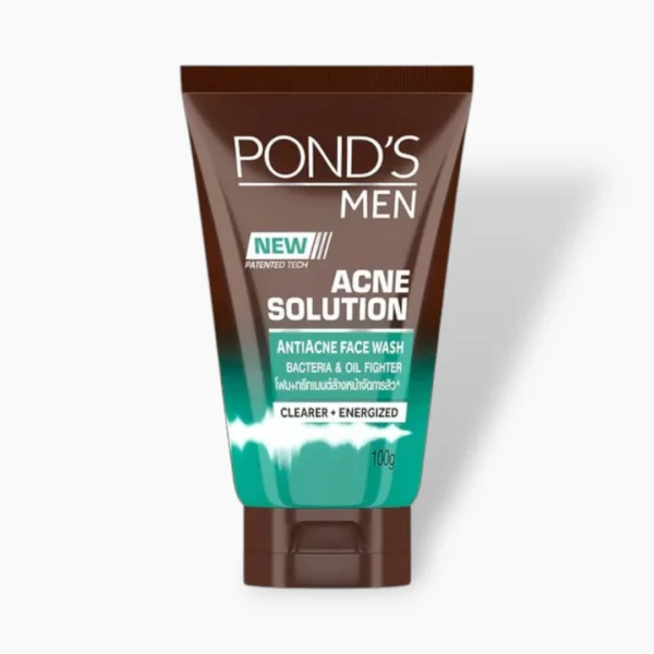 Pond’s Men Anti Acne Solution Face Wash 100g – Fights Pimples & Oil