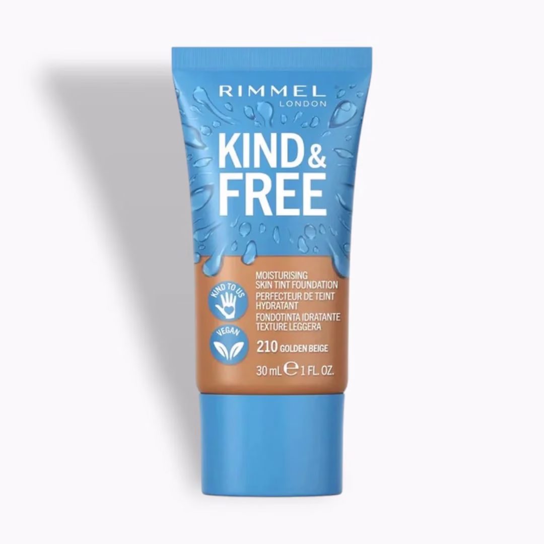 Rimmel Kind & Free Skin Tint Foundation | Shade 210 Golden Beige