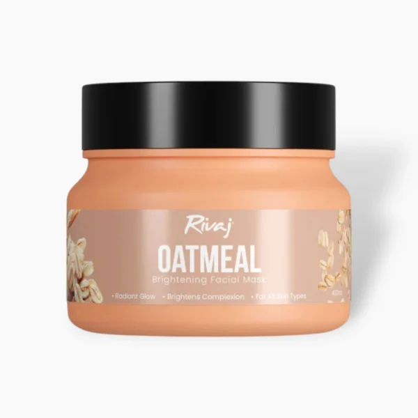 Rivaj Oatmeal Mud Mask 400ml – Deep Cleansing & Soothing Care