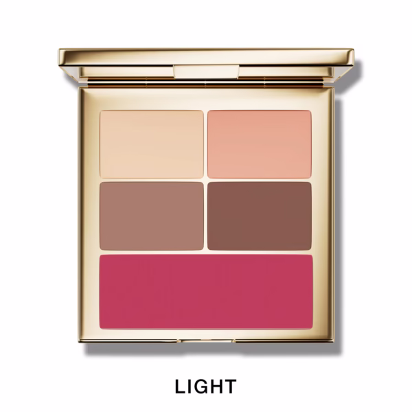 BBA 24K Gold & Roses Sculpt Palette – Light Shade, Flawless Finish