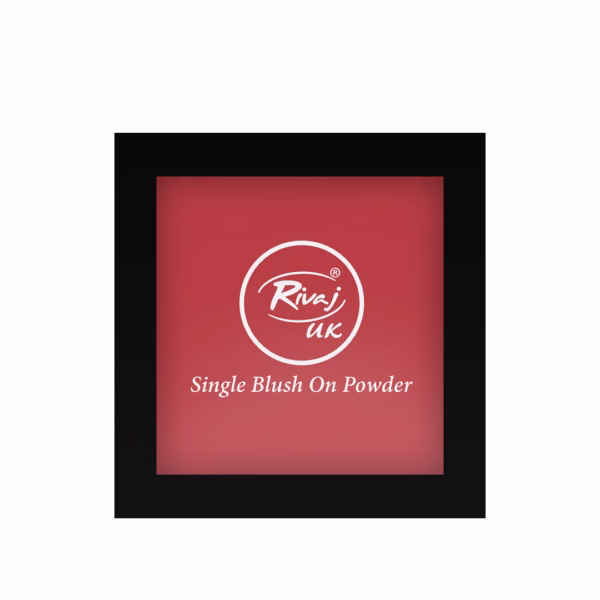Rivaj Matte Single Blush On Powder – Soft & Natural Finish