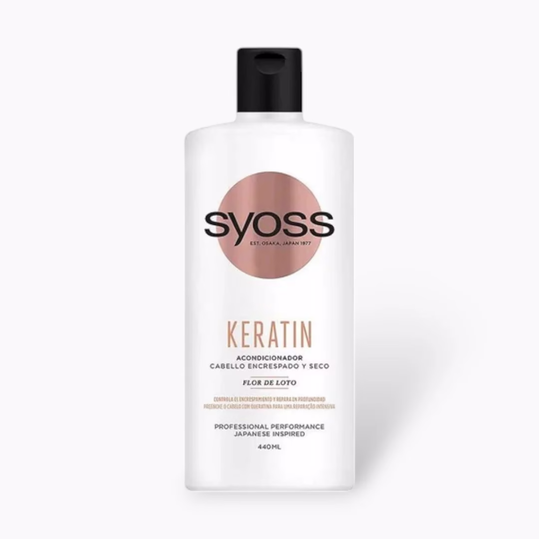 Syoss Keratin Conditioner 440ml – Strengthen & Repair for Smooth, Healthy Hair