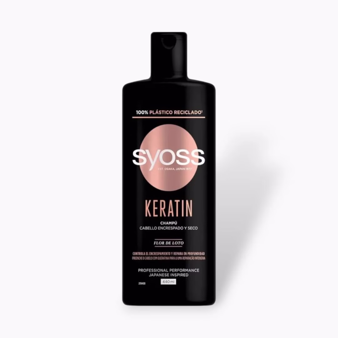Syoss Keratin Shampoo 440ml – Strengthening Care for Smooth, Healthy Hair