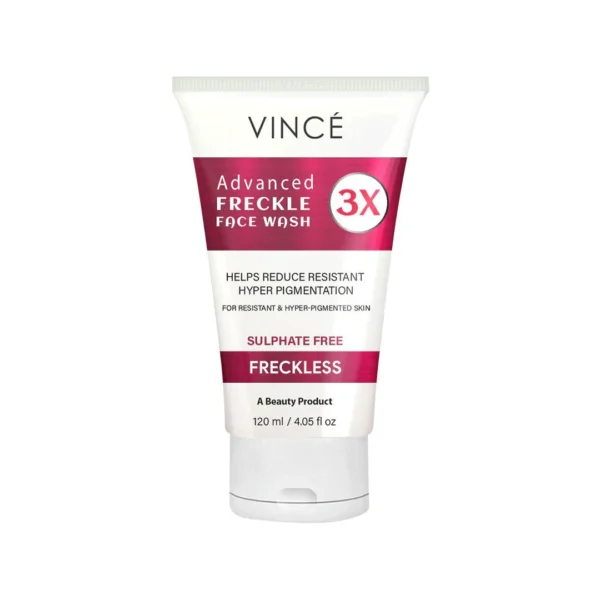 Vince 3X Advanced Freckless Face Wash 100ml | Gentle Daily Cleanser