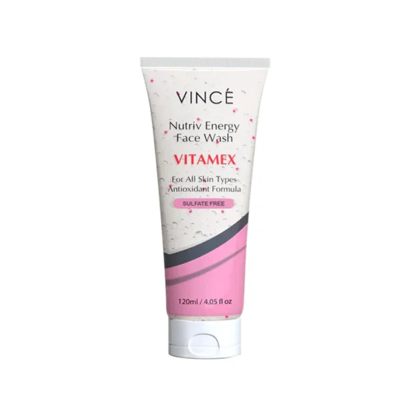 Vince Energy Face Wash 120ml – Refreshing & Revitalizing Cleanser