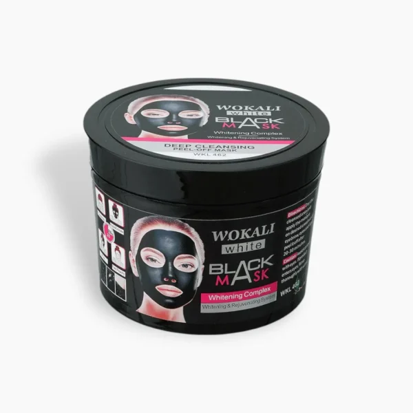 Wokali Charcoal Black Peel-Off Mask 300ml | Remove Impurities & Blackheads