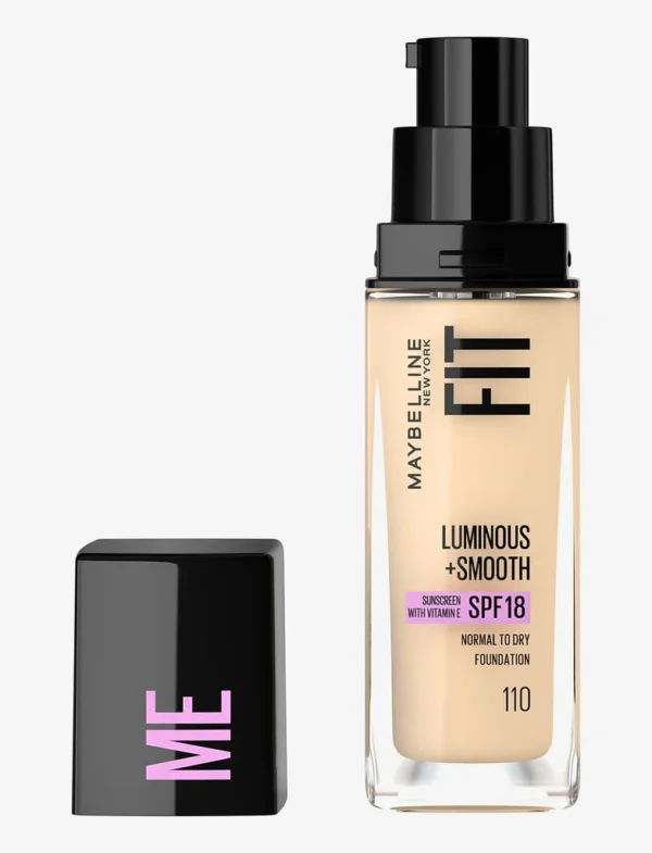 Maybelline Fit Me 110 Luminous + Smooth Foundation 30ml – Lightweight Radiance
