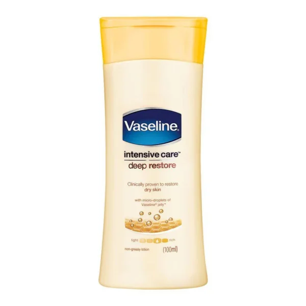 Vaseline Deep Restore Lotion 100ml – Nourishing & Long-Lasting Moisture