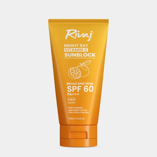 Rivaj SPF60 Vitamin C Sunblock – Protect & Brighten Your Skin
