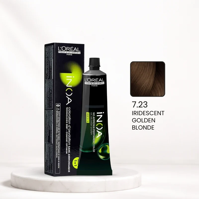 L’Oréal Professionnel Inoa Hair Color 7.23 – Ammonia-Free Vibrant Blonde